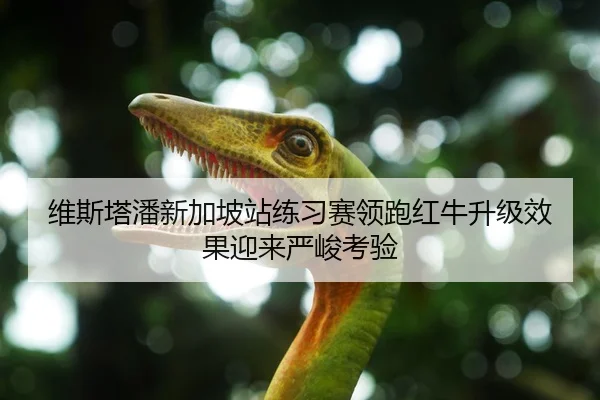 维斯塔潘新加坡站练习赛领跑红牛升级效果迎来严峻考验